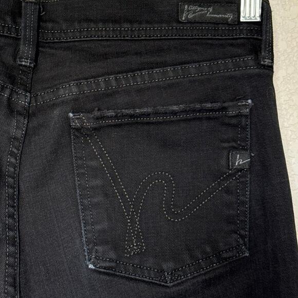 Citizens of Humanity Women’s Jeans Size 28 Black Slim Straight Stretch Denim - Picture 7 of 13